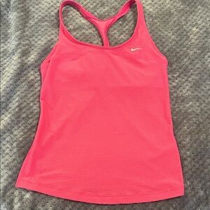 Adorable great condition Hot pink Nike Dri Fit workout top sz XS